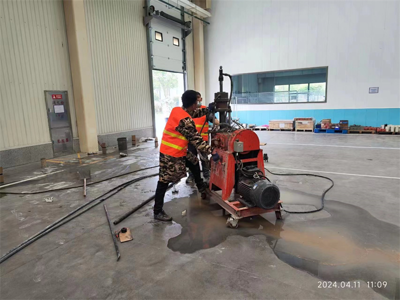 原州厂房地面下沉塌陷注浆加固施工